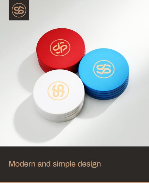 Fichas de Poker de Ceramica SLOWPLAY Godel a Granel, Ficha de Poker de Ceramica de Grado de Casino de 12 gramos para Texas Hold'em, Paquete de 50 Fichas Profesionales de 43mm con Denominacion de 10 - Imagen 4