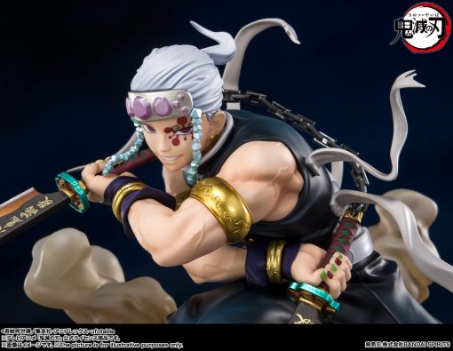 TAMASHII NATIONS - Demon Slayer: Kimetsu no Yaiba - Tengen Uzui, Estatua Coleccionable de Bandai Spirits FiguartsZERO - Imagen 5