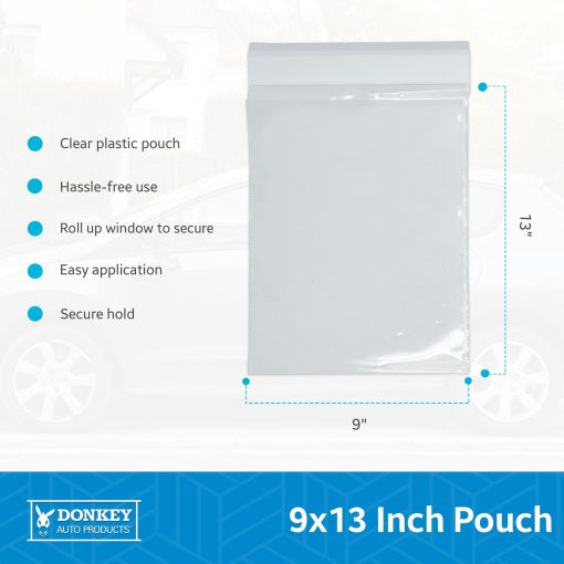 Ganchos Sujetadores para Guia de Compradores para Colgar, Porta Documentos de Ventana de Auto (50 por Paquete) - Imagen 4