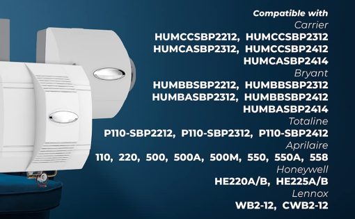 10 Filtro de panel de agua de reemplazo para el Humidificador de Casa Completa de Aprilaire Modelos 110, 220, 500, 500A, 500M, 550, 550A, 558 Filtro de Reemplazo de Mechas de Humidificador, Filtro de Humidificador de Horno - Imagen 7