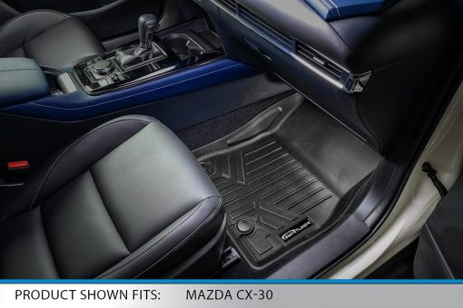 Tapetes para piso negros SMARTLINER a medida para Mazda CX-30 2020-2023 - Imagen 3