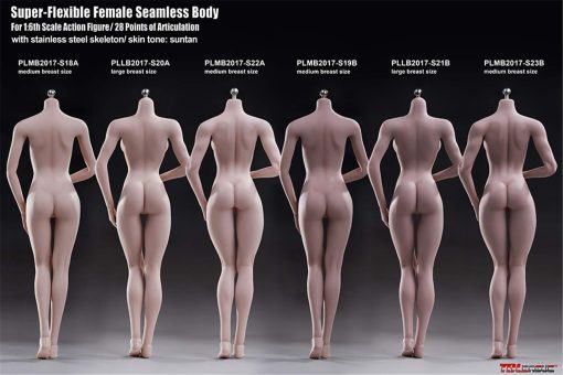 HiPlay TBLeague 1/6 Escala 12 pulgadas Cuerpo de Figura Femenina Sin Costuras Super Flexible, Tipo de Cuerpo Musculoso, Busto Grande, Figuras de Accion Coleccionables en Miniatura (Piel Bronceada, S21B (Musculoso & Busto Grande)) - Imagen 6
