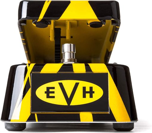 Pedal Wah Signature Dunlop EVH95 con Bundle de 2 Cables de Instrumento, 2 Cables de Conexion y Paquete de Puas Dunlop, Amarillo,Azul, EVH95-2x2 - Imagen 2