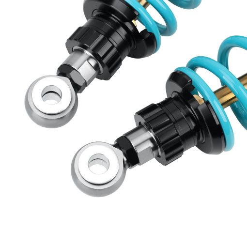 2PCS Amortiguadores Traseros de Motocicleta Universales de 11 Pulgadas 280mm Compatible con Honda CB Yamaha Gokart (Azul) - Imagen 5