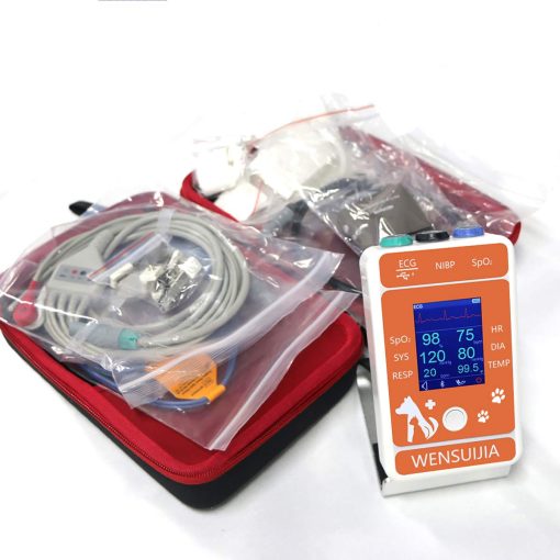 Monitor de Pacientes Veterinarios WENSUIJIA, Monitor Multiparametrico para Mascotas (Incluye Perros y Gatos) como Equipo Clinico - Imagen 4