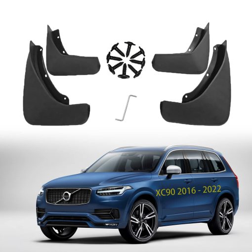 Juego de guardabarros para Volvo XC90 2016-2021 Accesorios Salpicaderas de barro Guardabarros 2017 2018 2019 2020 Delanteros y traseros 4pcs