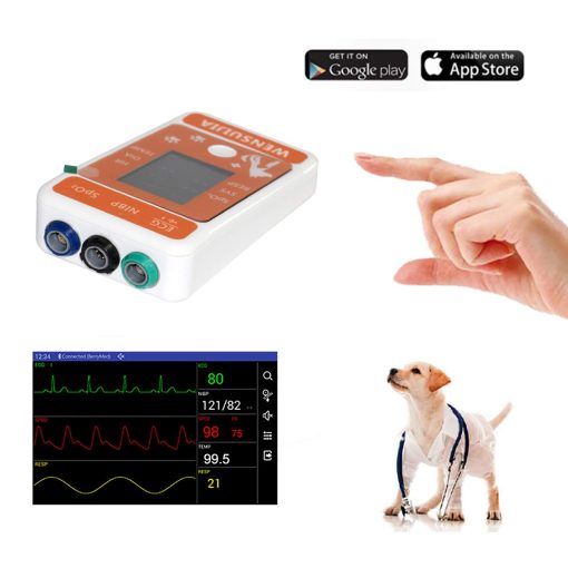 Monitor de Pacientes Veterinarios WENSUIJIA, Monitor Multiparametrico para Mascotas (Incluye Perros y Gatos) como Equipo Clinico - Imagen 5