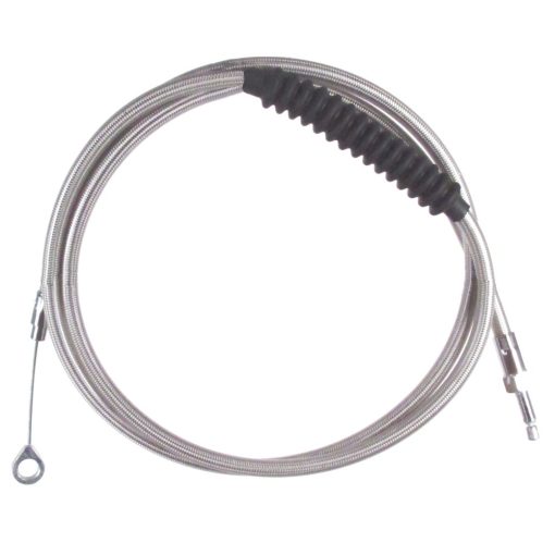 Cable de Embrague Trenzado de Acero Inoxidable +6" Hill Country Customs para modelos Harley-Davidson Touring 1996-2006 - HC-66-0170
