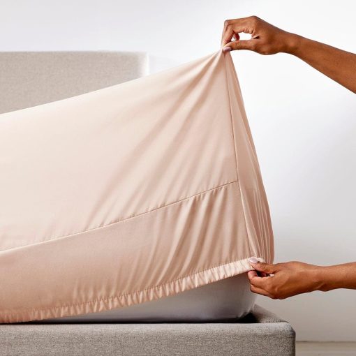 Juego de sabanas PeachSkinSheets Zesty Lemon - Nivel de Suavidad de 1500tc - Sabanas extrasuaves para personas que duermen calientes y sufren de sudor nocturno - Tamano Completo - Imagen 6
