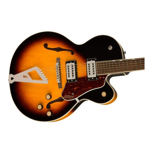 Gretsch G2420 Streamliner Hollow Body con Chromatic II Tailpiece, Cuello de Nato, Guitarra Electrica de 6 Cuerdas diestro (Aged Brooklyn Burst) - Imagen 3