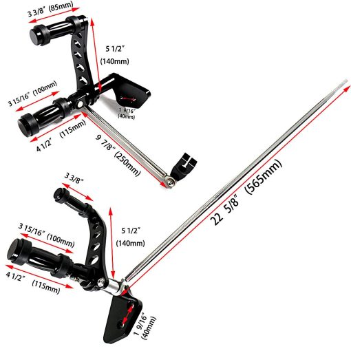 Juego de Pernos de Control Avanzado en Negro para Harley Dyna Super Glide 2000-2015 Modelos - Imagen 4