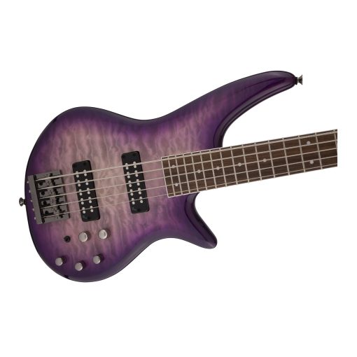 Bajo de 5 Cuerdas Jackson JS Series Spectra JS3QV, Purple Phaze, Diapason de Laurel - Imagen 9
