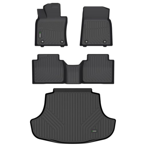 Tapetes y Protector de Maletero ANBINGO para Lexus ES 2019-2024 (ES350/ES300h) Juego Completo a Medida Accesorios - Negro