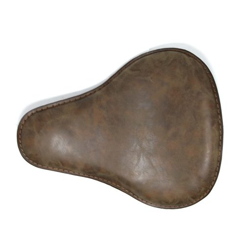 Asiento Individual de Motocicleta de 13" Marron para Harley Davidson Sportster con Soporte - Imagen 5