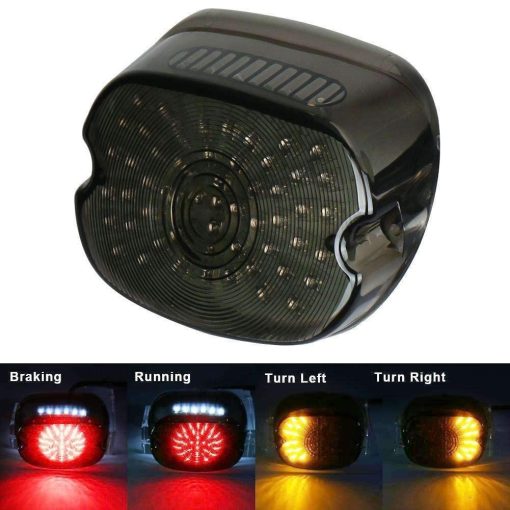 Eagle Lights Luz de Freno LED de Perfil Bajo con Kit de Luz de Direccional LED Incorporado para Motocicletas Harley Davidson - Lente Ahumado - Imagen 3