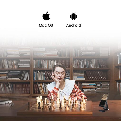 Tablero de ajedrez electronico Chessnut Pro, juego de lujo con todas las piezas de ajedrez de madera completa - Tablero de torneo de 55cm con piezas de madera - Imagen 6