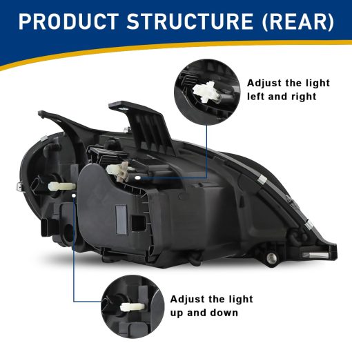 Faros Easyinst para Freightliner M2 2004-2013, Faro de Repuesto Aprobado por DOT y SAE (Izquierdo) - Imagen 3