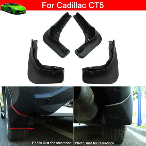 4pcs Defensas de Barro para Coche Protectores contra Salpicaduras Guardabarros para Cadillac CT5 2019 2020 2021 2022 2023 - Imagen 2