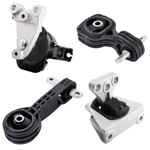 Juego de 4 soportes de motor y transmision compatibles con Honda Civic 1.8l 2006/2007/2008/2009/2010 Transmision Automatica, Reemplaza # A4530, A4534, A4546, A4543
