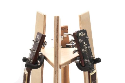 Ruach GR-1 Premium Hardwood 3 Way Multi Guitar Stand Rack - Birch - Imagen 4