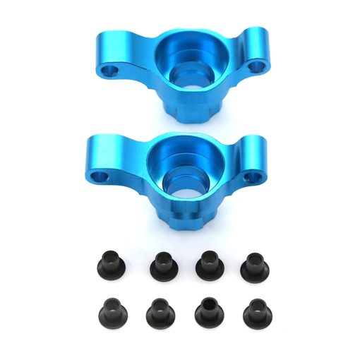 Kit de actualizacion completo Chanmoo RC TT-02 en aluminio Eje de transmision Varilla oscilante Copa de direccion CVD Parachoques Base del motor Brazos de suspension Para Tamiya TT02 Parte de actualizacion 1/10 Coche de Rally en Carretera de Carreras (Azul 11PCS) - Imagen 5