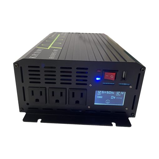 Inversor de Corriente Onda Sinusoidal Pura KRXNY 1000W 12V DC a 110V 120V AC 60HZ con Puerto USB para Auto/Casa Sistema Solar - Imagen 6