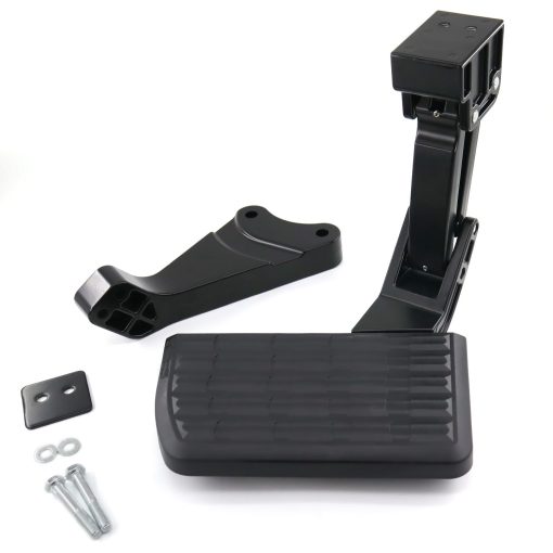Paso de Cama Trasera Compatible con Ford F150 2006 2007 2008 2009 2010 2011 2012 2013 2014 Peldano de la Cola del Parachoques Retractil Plegable Paso de la Cola del Camion 75302-01A