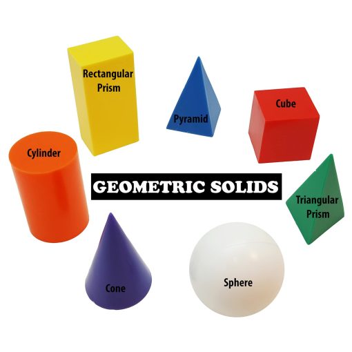 Juego de formas geometricas Skoolzy Jumbo para enseñar 7 piezas - Formas geometricas - Manipulativos de formas en 3D - Formas geometricas para salon de clases Edad 3+ - Imagen 3