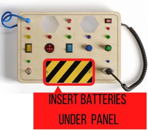 Tablero de Actividades Montessori Crown Display para Ninos Pequenos Juguetes Sensoriales de Madera para Ninos Pequenos con Botones LED Iluminados Cables Enchufables Regalos para Bebes de 3 Anos - Juguetes Educativos para Ninos y Ninas - Imagen 4