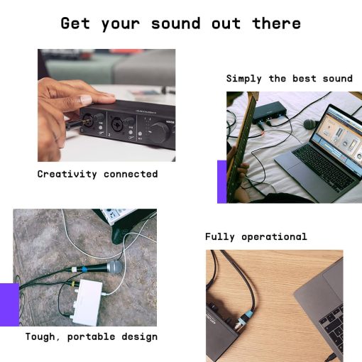 Arturia - MiniFuse 2 - Interfaz de audio y MIDI USB compacta con software creativo para grabacion, produccion, podcasting, guitarra - Negro - Imagen 4