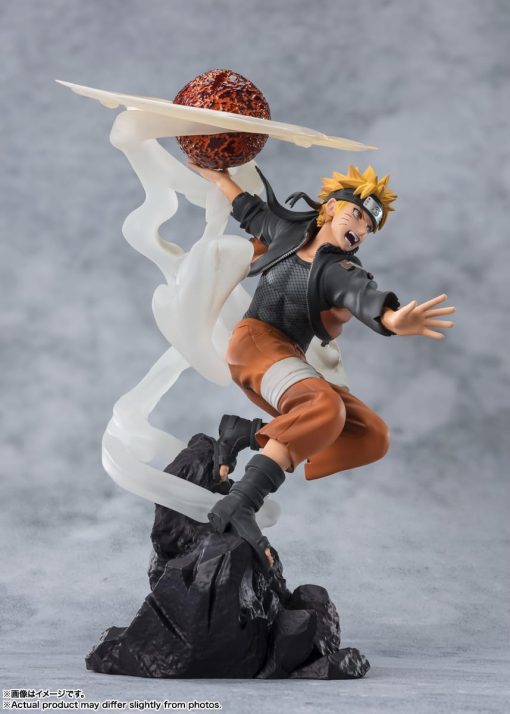 TAMASHII NATIONS - Naruto Shippuden - [Extra Battle] Naruto Uzumaki -Sage Art: Lava Release Rasenshuriken-, Figura Coleccionable de Bandai Spirits FiguartsZERO - Imagen 4