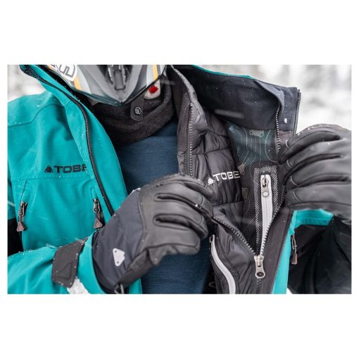 Chamarra de moto de nieve aislada Tobe Iter V2 (Azul Marino Medianoche - 2X-Grande) - Imagen 8