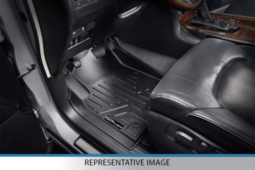 Juego de alfombrillas MAXLINER de 3 filas en negro compatible con Expedition/Navigator 2018-2022 con asientos de segunda fila tipo cubo (Incl. Max y L) - Imagen 2
