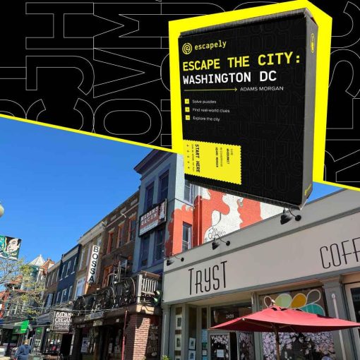 Escapely Outdoor Escape Room - Washington D.C. - Adams Morgan | Escapa de la Ciudad | Juego de Misterio Multijugador Interactivo para tu Ciudad - Imagen 5