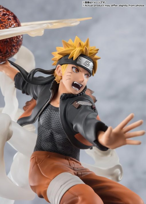 TAMASHII NATIONS - Naruto Shippuden - [Extra Battle] Naruto Uzumaki -Sage Art: Lava Release Rasenshuriken-, Figura Coleccionable de Bandai Spirits FiguartsZERO - Imagen 6