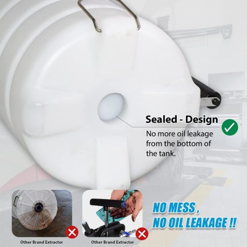 Extractor de aceite manual con medidor de presion de seguridad FIRSTINFO A1106H | 15L | 51 pulgadas de tubo | 5 tubos | Tubo mas delgado | TAIWAN - Imagen 6