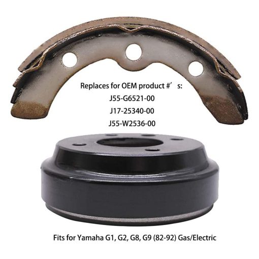 Kit de tambores de freno y zapatas para carritos de golf Munirater Compatible con Yamaha G1 G2 G8 G9 1982-1992 Carritos de golf electricos y de gas - Imagen 6