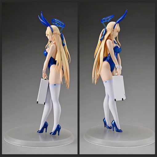 Figura Bunny Girl Asuma Toki de Blue Archive 1/7 Personaje de Anime Juego PVC Adornos de Escritorio Regalos para Fans 10IN - Imagen 4