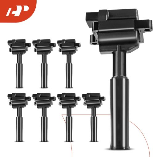 Paquete de 8 Bobinas de Encendido A-Premium Compatible con Jaguar Vanden Plas 2000-2003 XJ8 1999-2003 XJR XK8 1999-2002 XKR 2000-2002 V8 4.0L (4 Pines) para UF-415 - Imagen 8