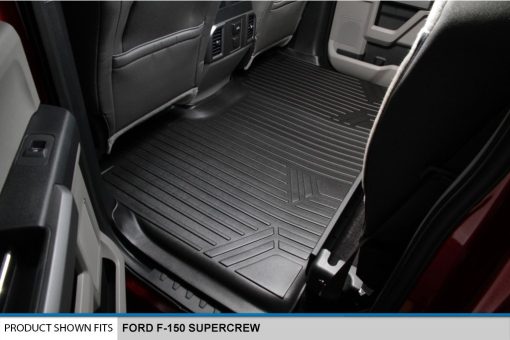 MAX LINER A0167-P/B0167 para Ford F-150 SuperCrew Cab 2015-2022 con Asientos de Cubo de 1ra Fila, Negro - Imagen 4
