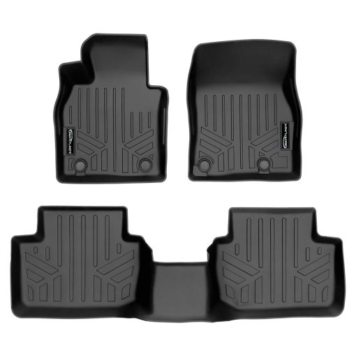 SMARTLINER Juego de Tapetes de Piso Negro a Medida para Mazda CX-30 2020-2023 (Solo FWD)