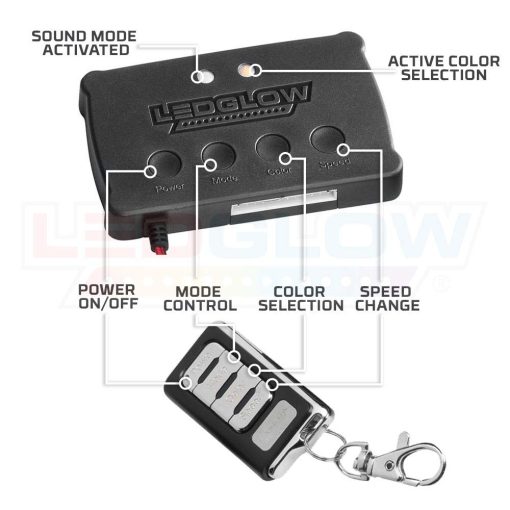 Kit de Iluminacion LEDGlow 12 Piezas Multicolor LED para Carrito de Golf de 4 Plazas con Luces de Neon para el Subchasis, Ruedas e Interior con Luces para EZGO Yamaha Club Car - Compatible con Bateria de 12 Voltios - Resistente al Agua - Imagen 6