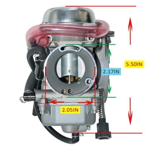 Carburador JDLLONG 15003-1686 Compatible con Kawasaki Prairie 360 KVF360 2x4 4x4 ATV - Imagen 3