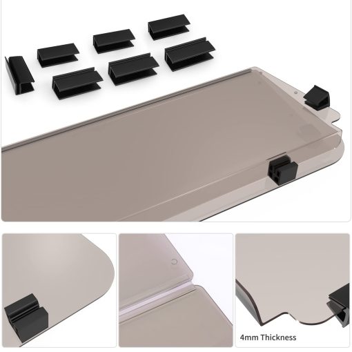 Parabrisas tintado Compatible con Club Car DS 1982-2000.5 Golf Cart DS Modelo Down Windshield resistente al impacto - Imagen 3