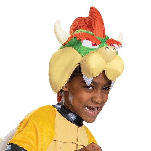 Disfraz de Caparazon Bowser con Capucha, disfraz oficial del personaje Super Mario para ninos, Talla (4-6) - Imagen 2