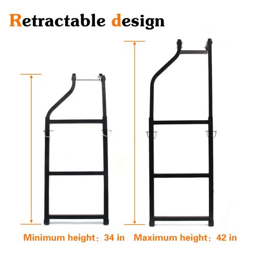 Escalera Universal para Porton Trasero de Camioneta LadyRosian Accesorios para Camioneta Extension de Escalera Instalacion Facil Acero Duradero - Imagen 2