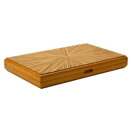 Set de Backgammon de Madera Woodronic de 17", Tablero Clasico Plegable, Mejor Juego de Estrategia y Juego Inteligente de Tactica para Ninos y Adultos - Imagen 2