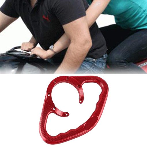 Luckmart Manija de Agarre de Tanque de Gas Trasero de Aluminio para Pasajero de Motocicleta Compatible con Honda CBR600 CBR900 CBR929 CBR954 CBR250 CBR400 CBR1000 CBR1100 Rojo - Imagen 2