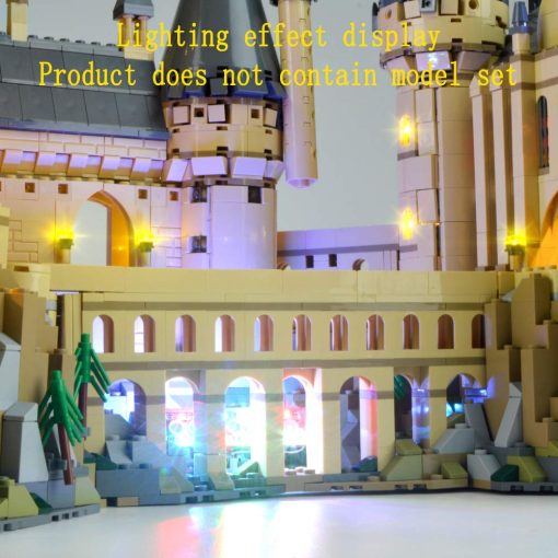 Kit de luces LED GEAMENT Version 2018 Compatible con el Castillo de Hogwarts - Set de Iluminacion para el Modelo de Construccion 71043 (Modelo Set No Incluido) - Imagen 6