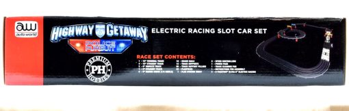 Set de Carrera de Coches Auto World/Premium Hobbies Highway Getaway Mustang VS Viper Escala HO CP7974 - Imagen 5